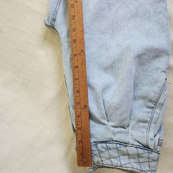 So Good for Life Junior Light Blue Straight Leg Jeans w/Waist Detail, Size 7/28W - Picture 11 of 14